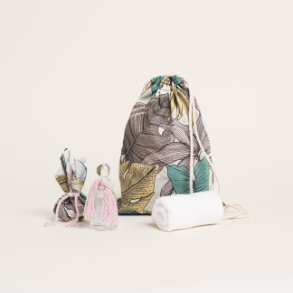 Beauty Home ΣΑΚΙΔΙΟ ΠΛΑΤΗΣ ΛΑΔΟΣΕΤ ΤΡΟΠΙΚΟ ΠΑΣΤΕΛ