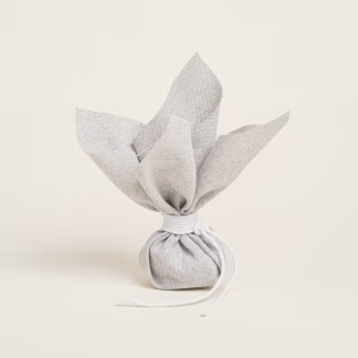 Μαντηλι 27 X 27 Cm Γκρι Ασημι Lurex