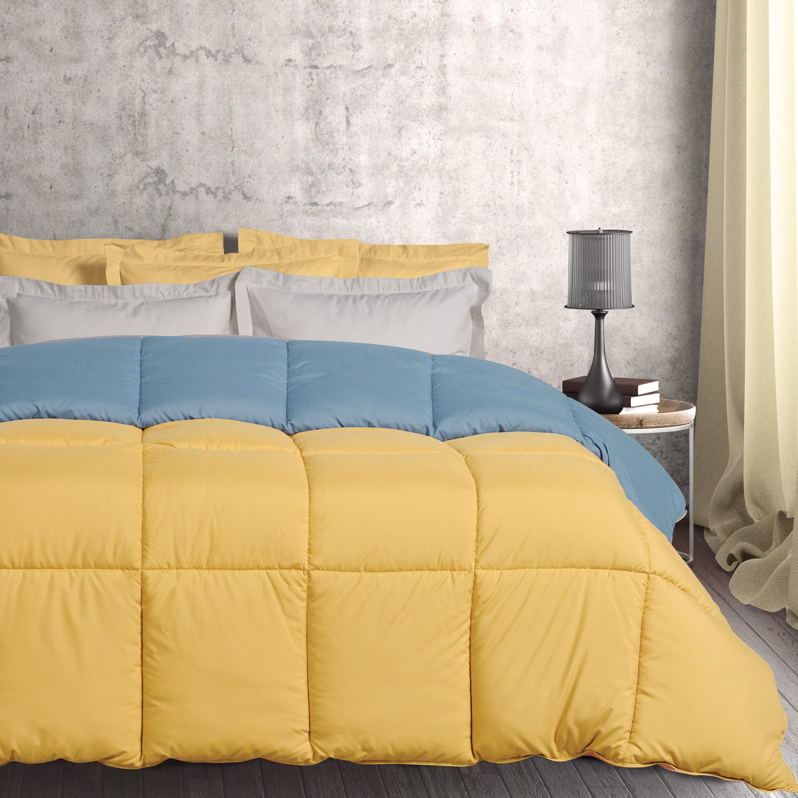 Παπλωμα Μονο Happy 9644 Blue, Ochre Παπλωμα Μονο Happy 9644 Blue, Ochre