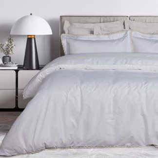 Das Home Παπλωματοθηκη Σετ King Prestige 1708 White White