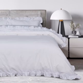 Das Home Σετ Παπλωματοθηκη Υπερδιπλη Daily 3174 White White