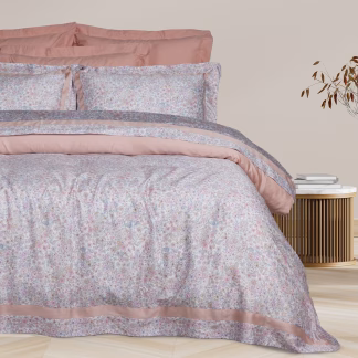 Das Home Παπλωματοθηκη Σετ Υπερδιπλη Executive 1707 Pink Pink
