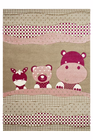 Παιδικό Χαλί Kids 1969a Pink 70X150