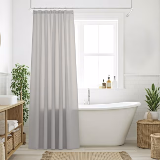 Das Home Κουρτινα Μπανιου 200X180 0805 Grey Grey