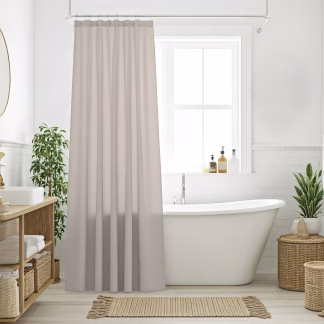 Das Home Κουρτινα Μπανιου 240X180 0808 Taupe Taupe