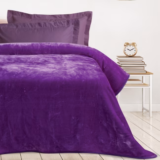 Das Kids Κουβερτα Velour Monh 0296 Purple Purple