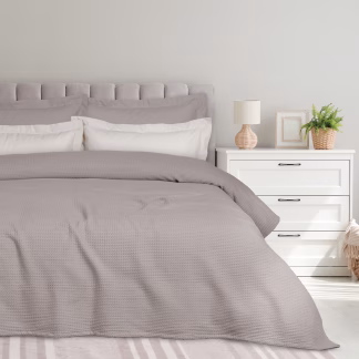 Das Home Κουβερτα Πικε 160X240 0495 Taupe Taupe
