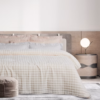 Das Home Κουβερτα Bubble Fleece 160Χ220 1369 Ivory Ivory