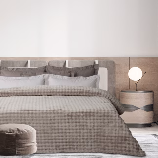 Das Home Κουβερτα Bubble Fleece 160Χ220 1370 Taupe Taupe