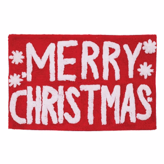 Das Home Ταπετο Μπανιου 50Χ80 Christmas 0849 Red Red