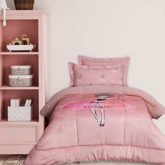 Das Kids Κουβερτοπαπλωμα 160Χ220 4973 Pink Pink