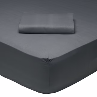 Das Home Σεντονι King Με Λαστιχο Dark Grey 1007 Dark Grey Dark Grey