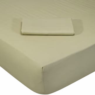 Das Home Σεντονι King Με Λαστιχο Green Olive 1016 Green Olive Green Olive