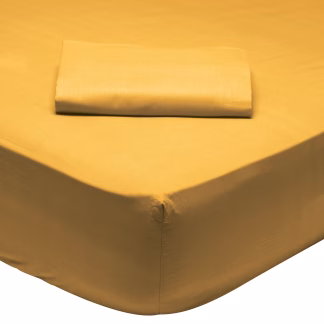 Das Home Σεντονι King Με Λαστιχο Mustard 1019 Mustard Mustard