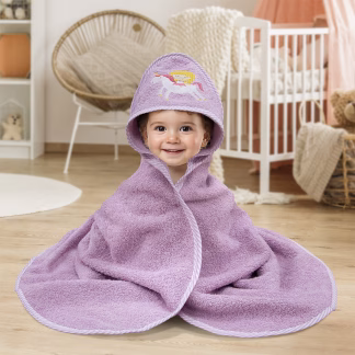 LINO Κάπα Βρεφική (75x75) Corno Λιλά LINO Κάπα Βρεφική (75x75) Corno Λιλά