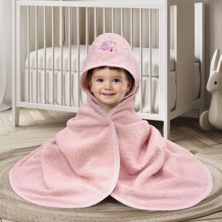 LINO Κάπα Βρεφική (75x75) Hada Ροζ LINO Κάπα Βρεφική (75x75) Hada Ροζ