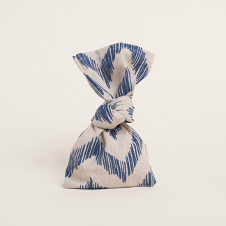 Μακροστενο Large 12 X 38 Cm Μπλε Ζιγκζαγκ