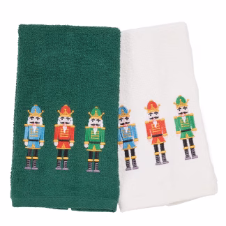 Das Home Christmas Ποτηροπανα Σετ 2Τμχ 30X50 0811 Green - White Green - White