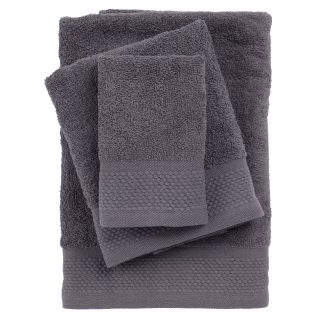Das Home Σετ Πετσετεσ 3Τεμαχιων Best 0835 Dark Grey Dark Grey