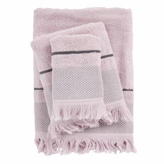 Das Home Σετ Πετσετεσ 3Τεμαχιων Best 0838 Lilac Lilac