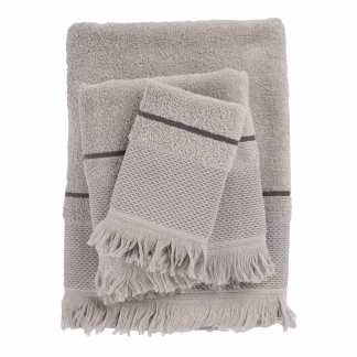 Das Home Σετ Πετσετεσ 3Τεμαχιων Best 0841 Grey Grey