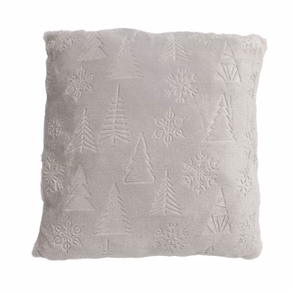 Das Home Μαξιλαρι Φιγουρασ 40X40 Christmas 1373 Grey Grey