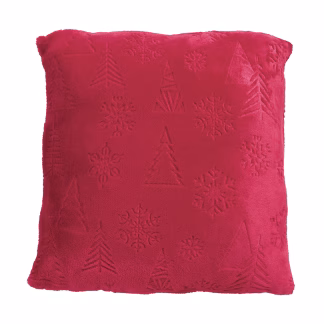 Das Home Μαξιλαρι Φιγουρασ 40X40 Christmas 1375 Red Red