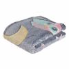 Κουβέρτα Fleece Κούνιας Relax 4864 Γκρι / Κίτρινο / Ροζ Κουβέρτα Fleece Κούνιας Relax 4864 Γκρι / Κίτρινο / Ροζ