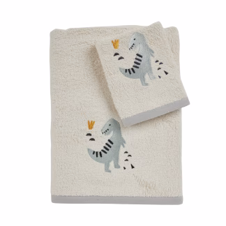 Das Baby Σετ Πετσετεσ 2 Τεμαχιων Κεντητεσ Fun 4977 Mint - Taupe Mint - Taupe