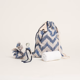 Beauty Home ΣΑΚΙΔΙΟ ΠΛΑΤΗΣ ΛΑΔΟΣΕΤ ΜΠΛΕ ΖΙΓΚΖΑΓΚ Beauty Home ΣΑΚΙΔΙΟ ΠΛΑΤΗΣ ΛΑΔΟΣΕΤ ΜΠΛΕ ΖΙΓΚΖΑΓΚ