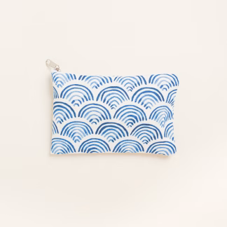 Beauty Home ΠΟΡΤΟΦΟΛΑΚΙ 9 x 16 cm ΜΠΛΕ ΚΥΜΑΤΑ Beauty Home ΠΟΡΤΟΦΟΛΑΚΙ 9 x 16 cm ΜΠΛΕ ΚΥΜΑΤΑ