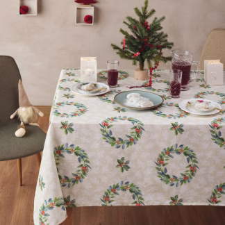 KENTIA SNOW 2428 ΤΡΑΠΕΖΟΜΑΝΤΗΛΟ 135X180