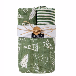 KENTIA SNOW 2517 ΣΕΤ 2 ΤΕΜ ΠΕΤΣΕΤΕΣ ΚΟΥΖΙΝΑΣ ΣΕ ΘΗΚΗ