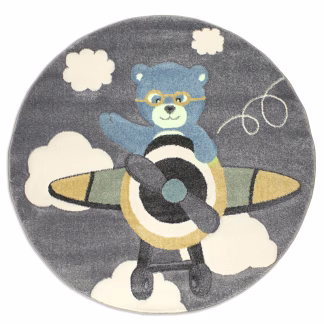 Παιδικό Χαλί Kids 8340A Blue Ροτόντα 1.33  KoulisCarpets Παιδικό Χαλί Kids 8340A Blue Ροτόντα 1.33  KoulisCarpets