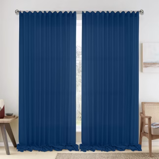 LINO Κουρτίνα Με Τρέσα (300x295) 1010 Μπλε LINO Κουρτίνα Με Τρέσα (300x295) 1010 Μπλε