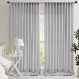 LINO Κουρτίνα Με Τρέσα (150x295) 1003 Γκρι