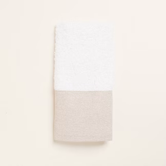 Πετσετα 30 X 50 Cm Μπεζ Χρυσο Lurex