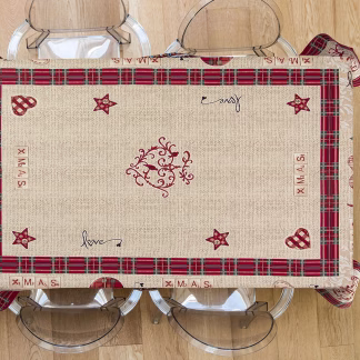 Beauty Home Τραπεζομάντηλο Art 8254 140x180 Εμπριμέ