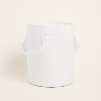 Σακος Κυλινδρος 43 X 30 Cm Μονοχρωμο Premium Λευκο