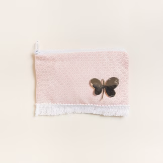 Beauty Home ΠΟΡΤΟΦΟΛΑΚΙ 9 x 16 cm ΚΕΝΤΗΜΑ ΡΟΜΒΟΣ ΡΟΖ