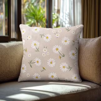 Beauty Home ΜΑΞΙΛΑΡΟΘΗΚΗ ΜΕΓΑΛΕΣ ΜΑΡΓΑΡΙΤΕΣ   45 x 45 cm