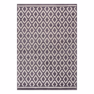 Χαλί Vibe Art 9578 160x230 Lila White Λιλά Λευκό