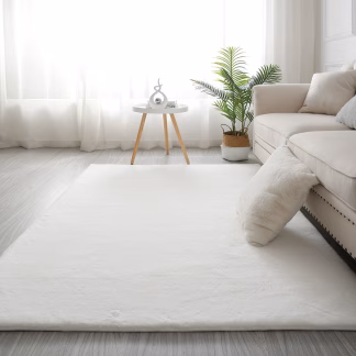 Beauty Home Χαλί Rabbit Art 9640 Λευκό 160x230 Beauty Home Χαλί Rabbit Art 9640 Λευκό 160x230