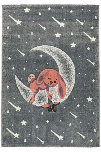 Παιδικό Χαλί Kids 8370A Pink Ροτόντα 1.33