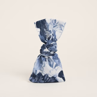 Μακροστενο Large 12 X 38 Cm Μπλε Λουλουδια