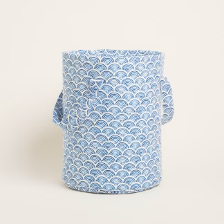 Beauty Home ΣΑΚΟΣ ΚΥΛΙΝΔΡΟΣ 43 x 30 cm ΜΠΛΕ ΚΥΜΑΤΑ Beauty Home ΣΑΚΟΣ ΚΥΛΙΝΔΡΟΣ 43 x 30 cm ΜΠΛΕ ΚΥΜΑΤΑ