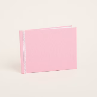 Βιβλιο Ευχων Μονοχρωμο Premium Ροζ Πλαγιο 20,5 X 27,5 Cm