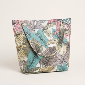 Τσαντα Με Φερμουαρ 53 X 43 Cm Τροπικο Παστελ