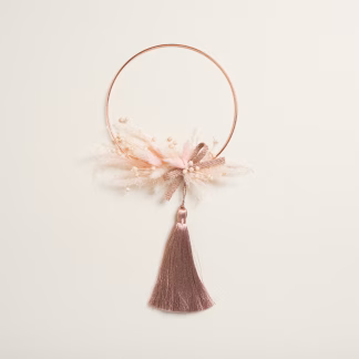 Beauty Home ΣΤΕΦΑΝΙ ΣΤΟΛΙΣΜΕΝΟ ΡΟΖ-ΧΡΥΣΟ ΜΕ ΑΠΟΞΗΡΑΜΕΝΑ