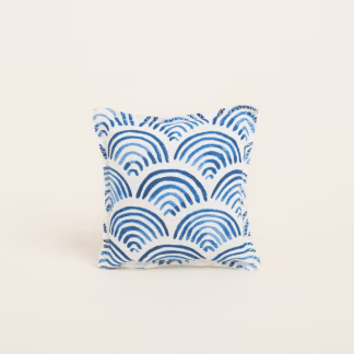 Beauty Home ΜΑΞΙΛΑΡΑΚΙ 10 x 10 cm ΜΠΛΕ ΚΥΜΑΤΑ Beauty Home ΜΑΞΙΛΑΡΑΚΙ 10 x 10 cm ΜΠΛΕ ΚΥΜΑΤΑ